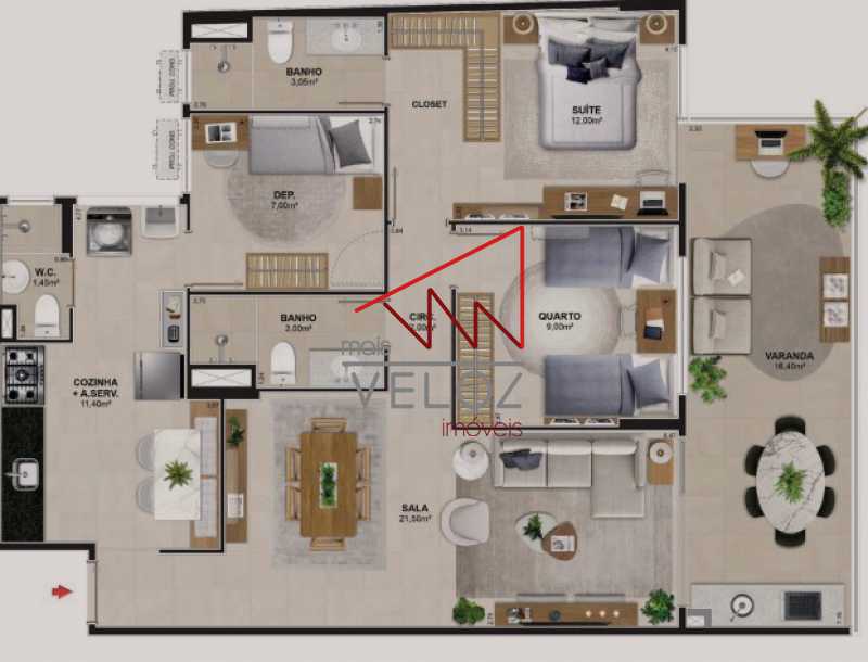 Apartamento, 1 m² - Foto 20
